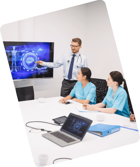 Students in a Nelson Education Consultants classroom training session